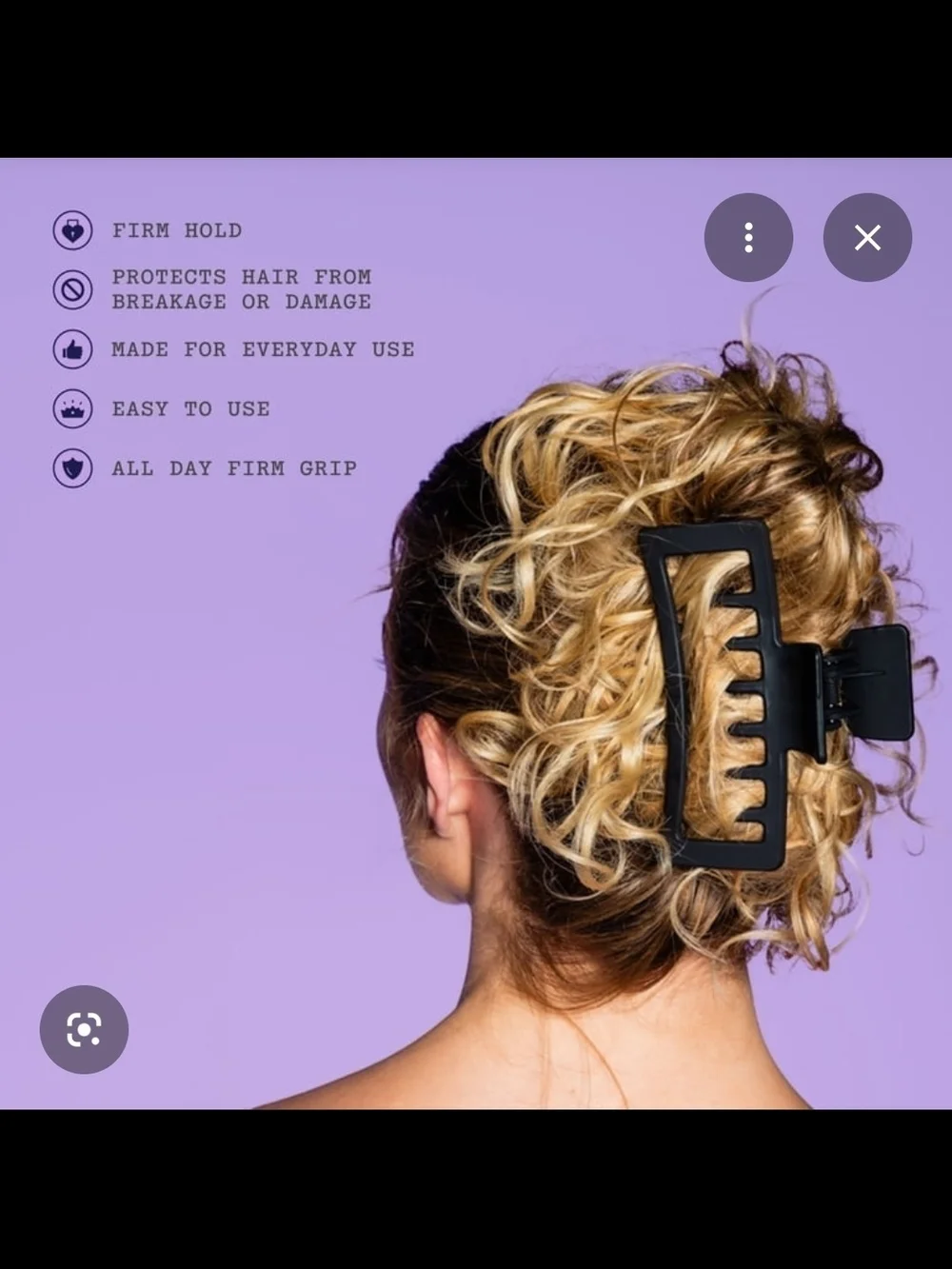 Gimme XL Double Claw Clip - Black BNIB
